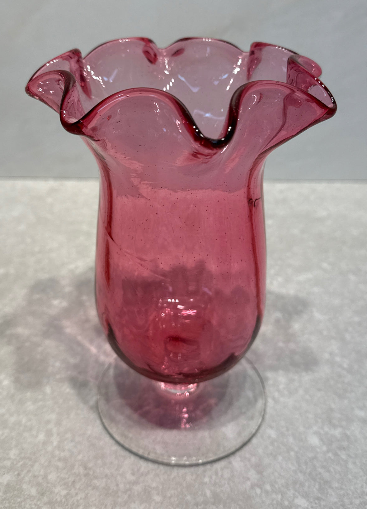 Cranberry Vase