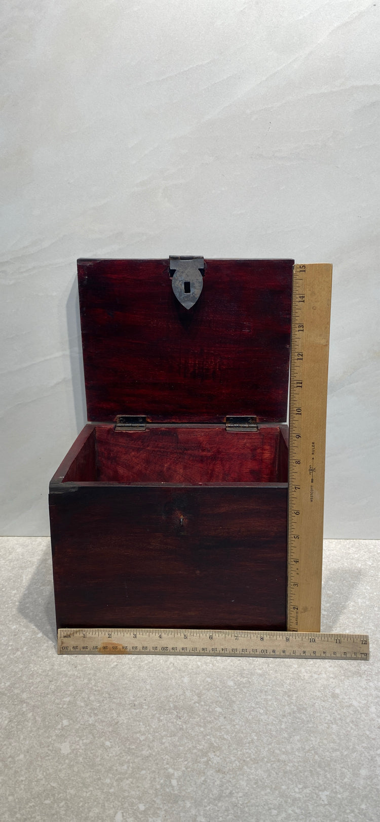 Covered Wood Box