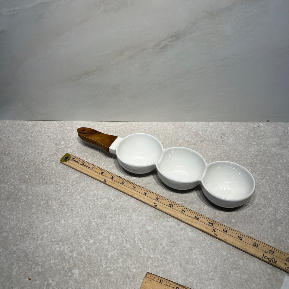 White Bowl with Handle