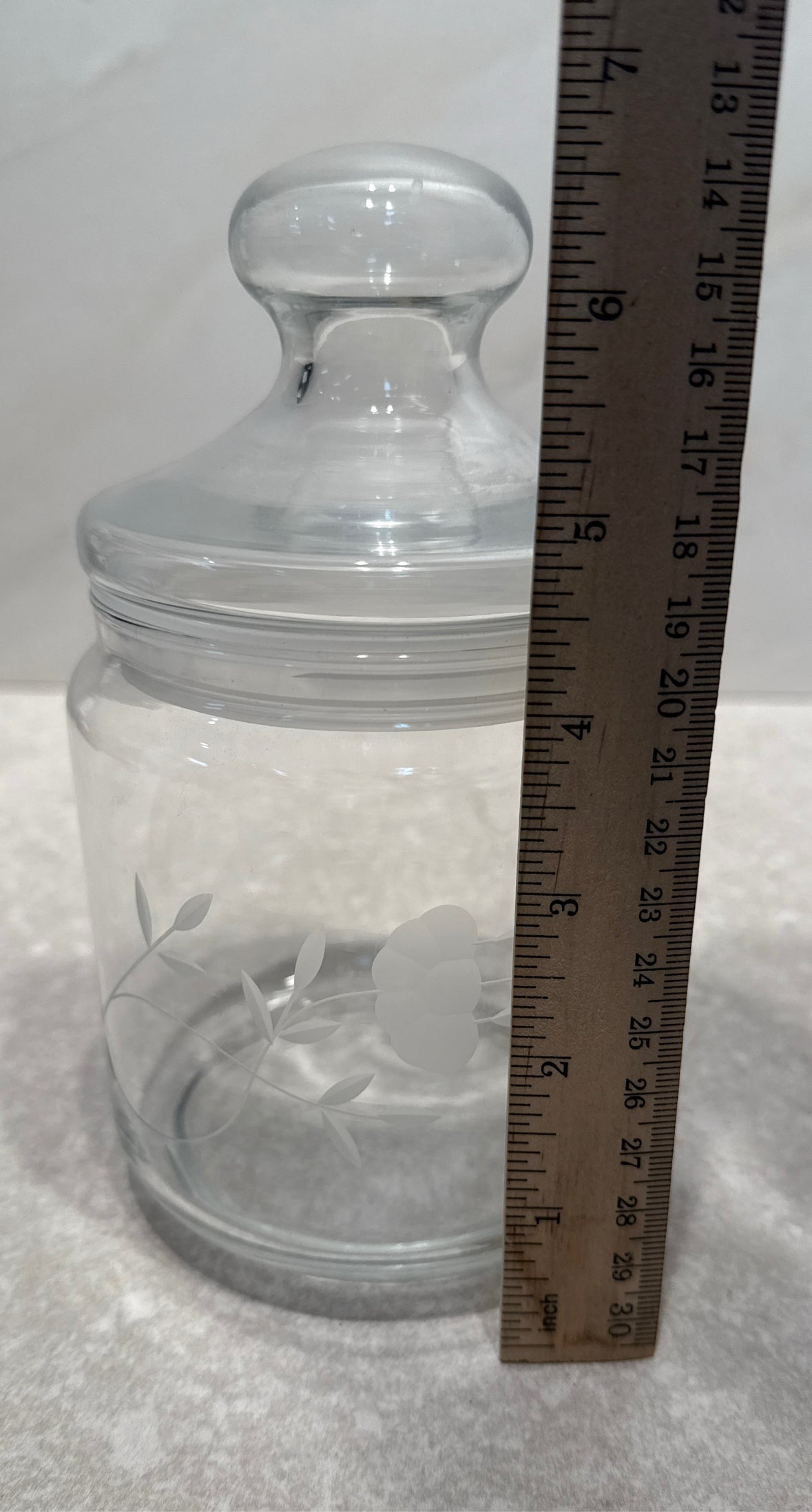 Covered Princess House Jar