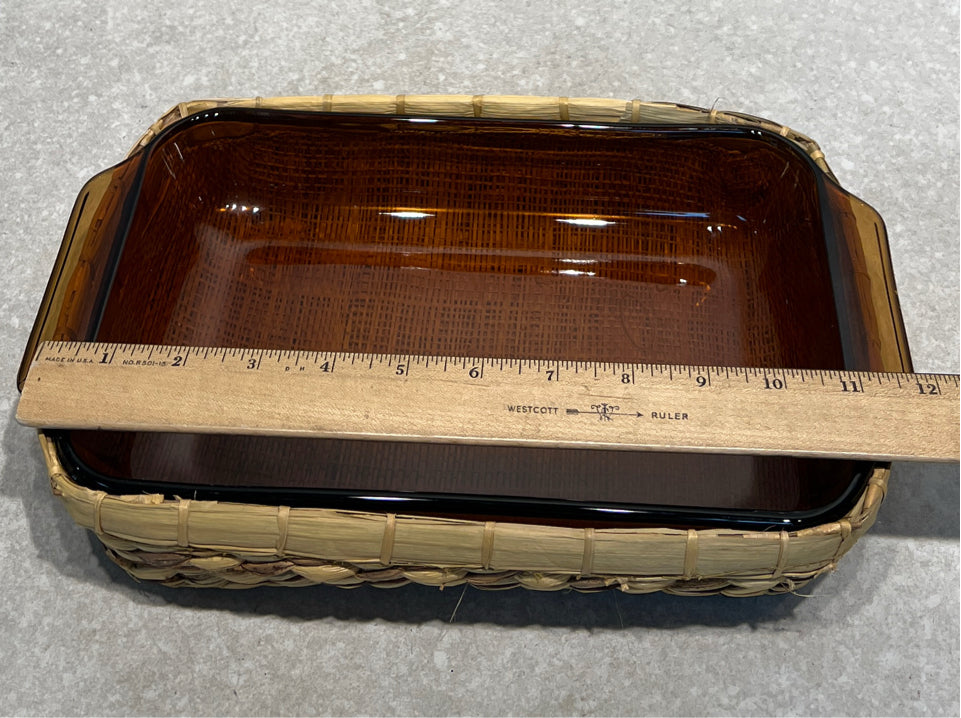 Fireking Casserole With Basket