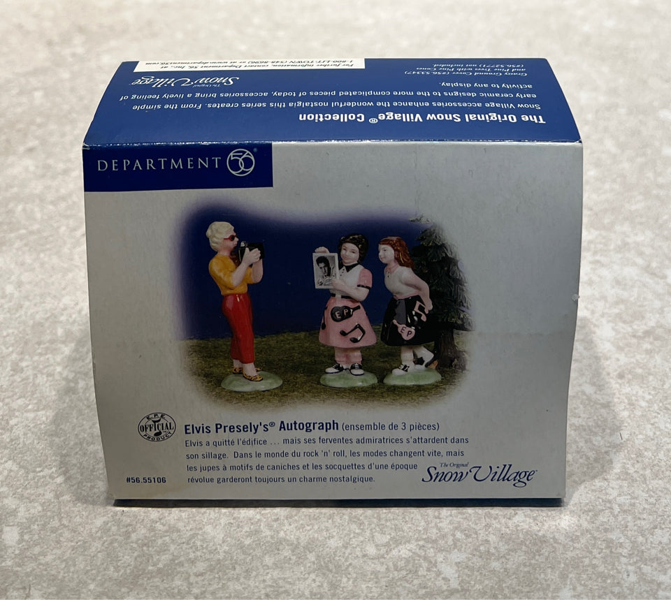 Dept. 56 Elvis Presley's Autograph