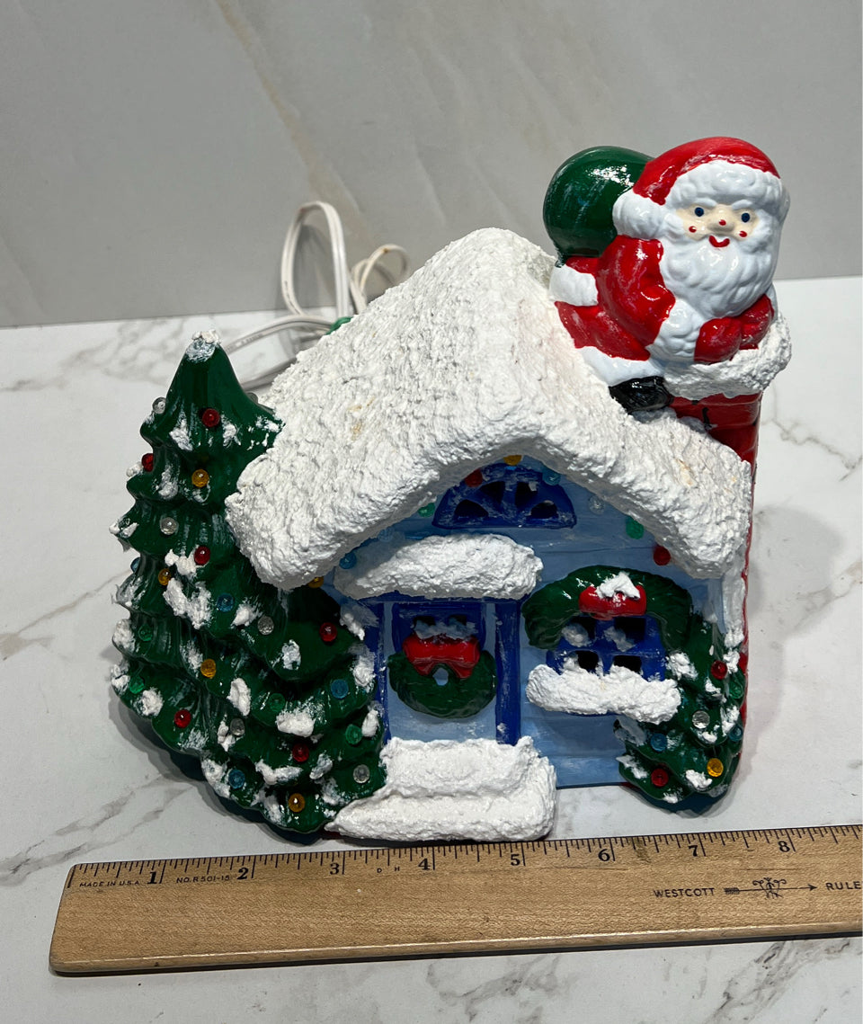 Vintage Lighted House