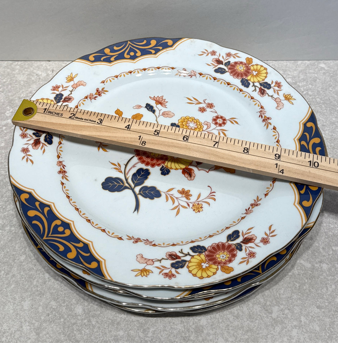 Set of 9 "Canton Fair" Plates