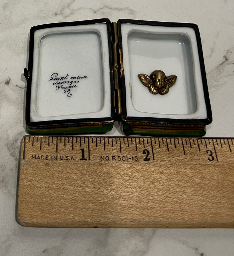 Limoges Holy Bible Trinket