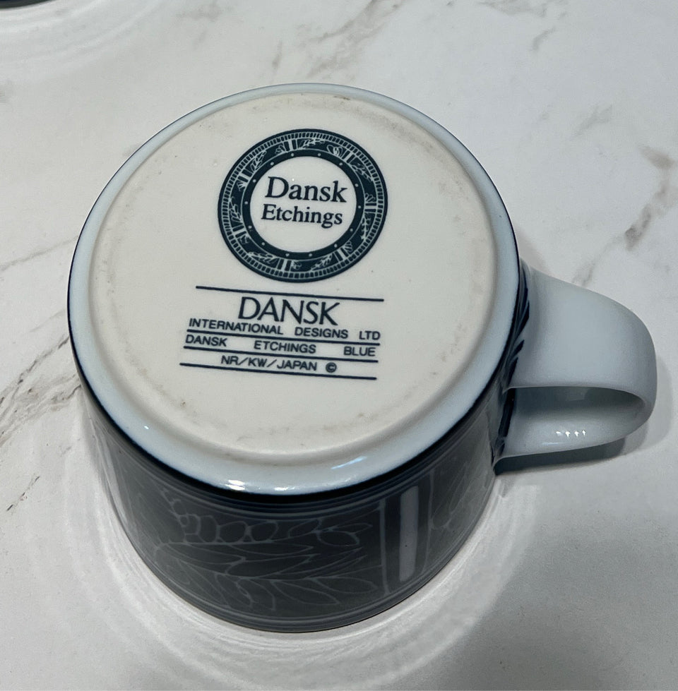 Set of 4 Dansk Mugs