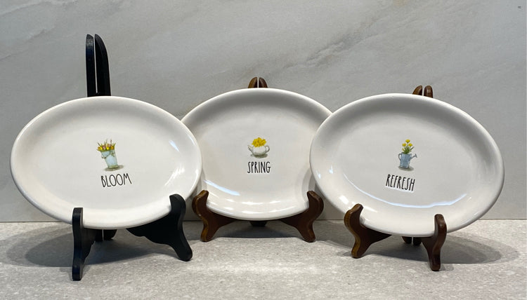 Set of 3 Rae Dunn Plates