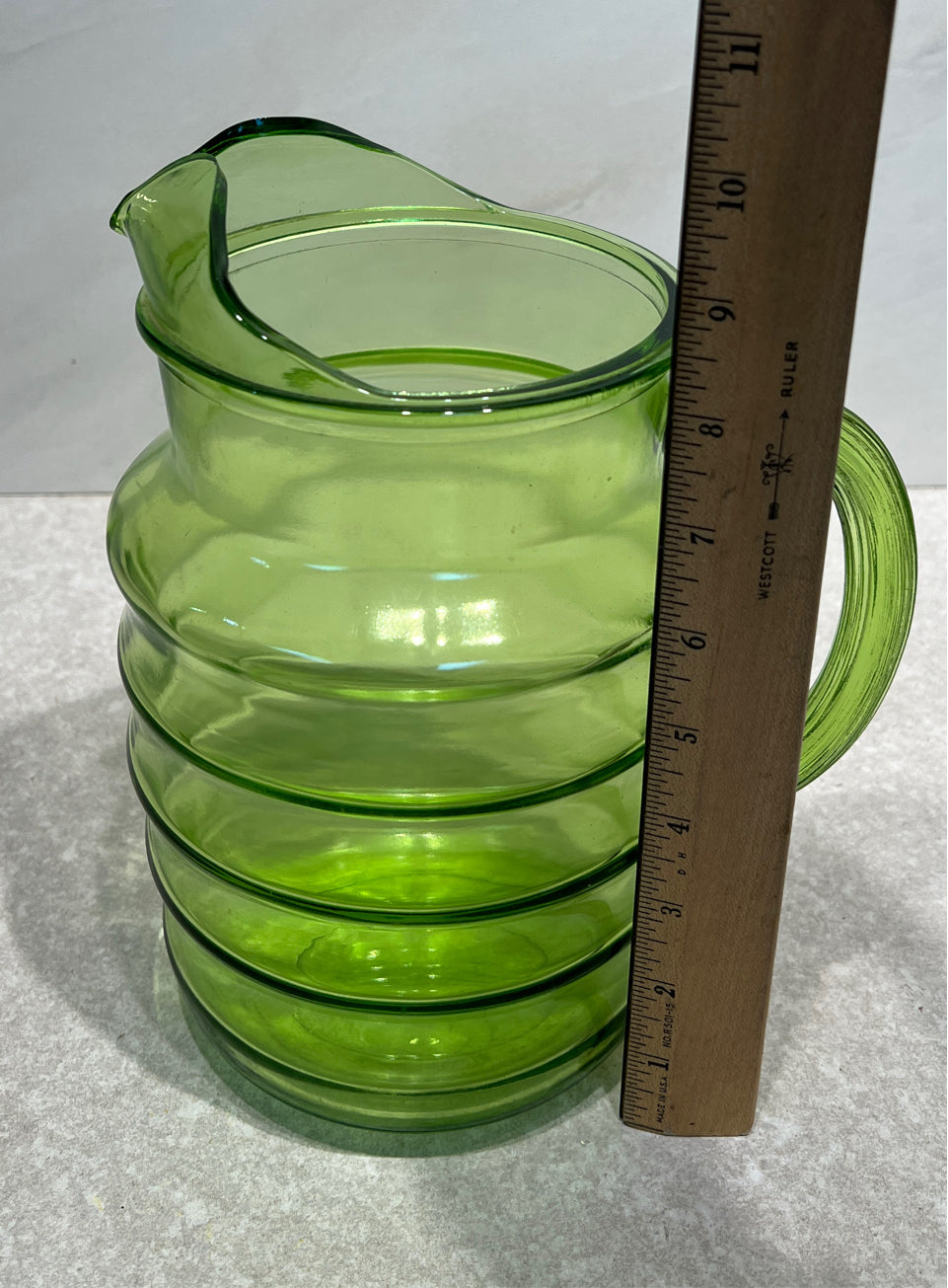Vintage Green pitcher