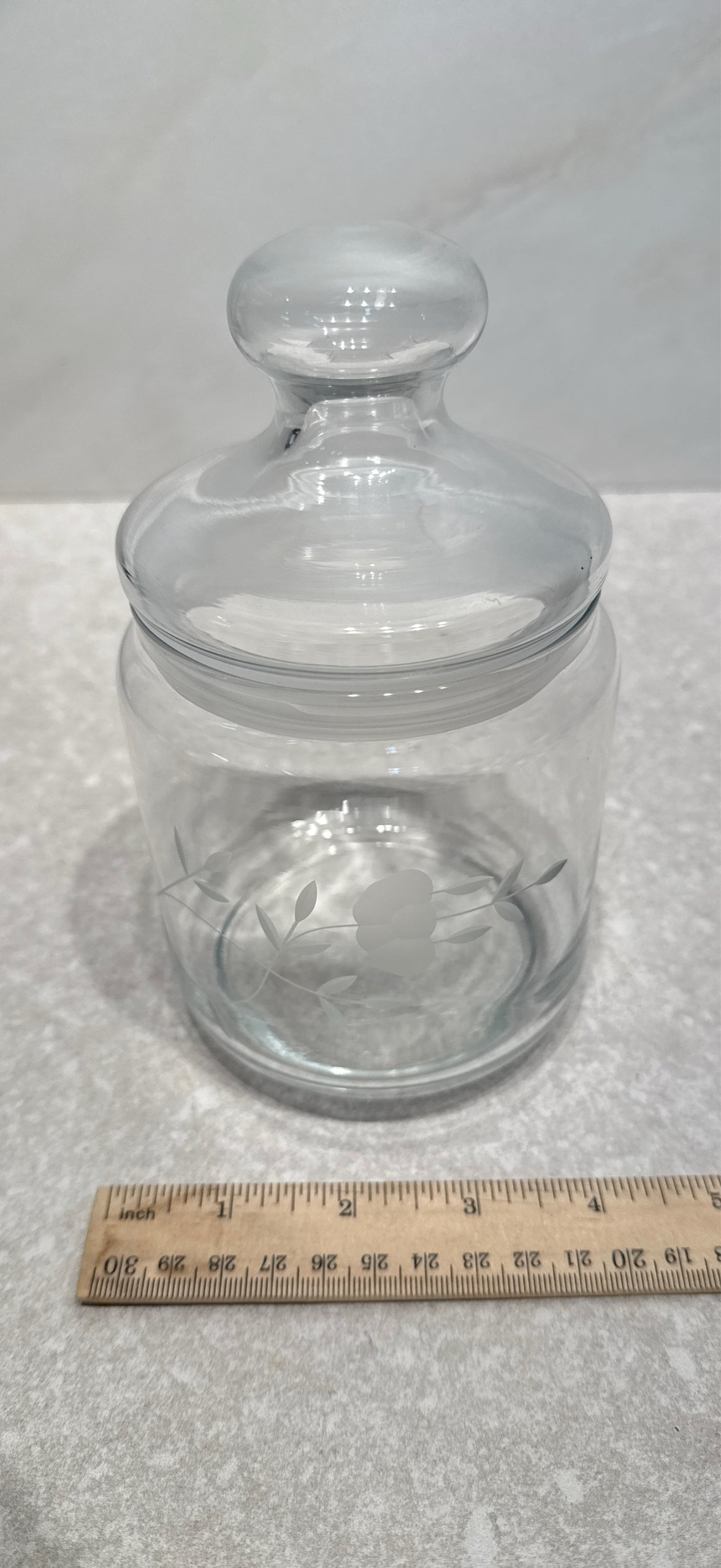 Covered Princess House Jar