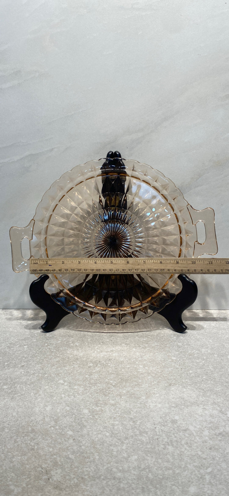 Pink Handled Dish