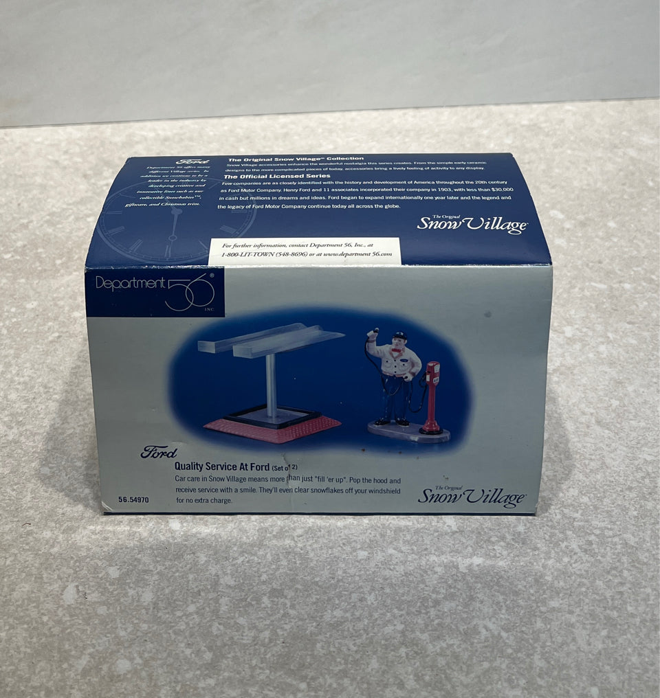 Dept. 56 Quality Service at Ford