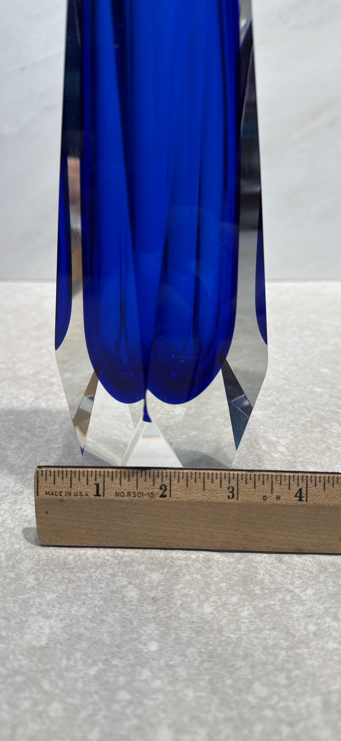 Blue Mandruzzato Murano Vase