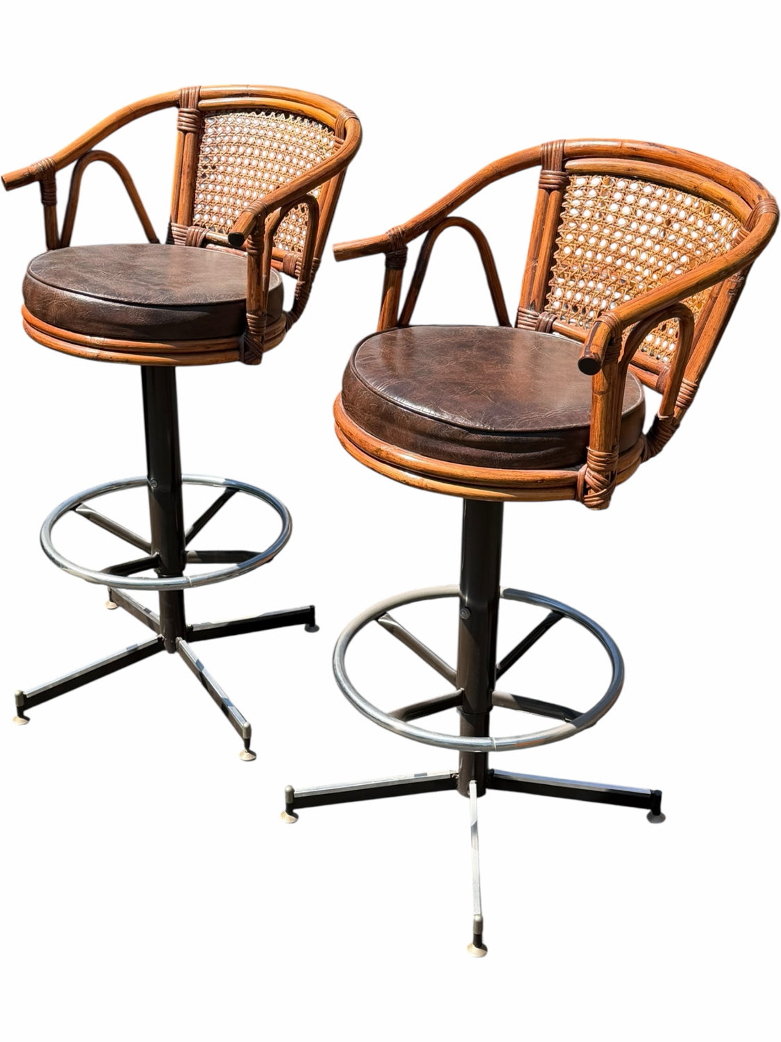 Pair - MCM Stools