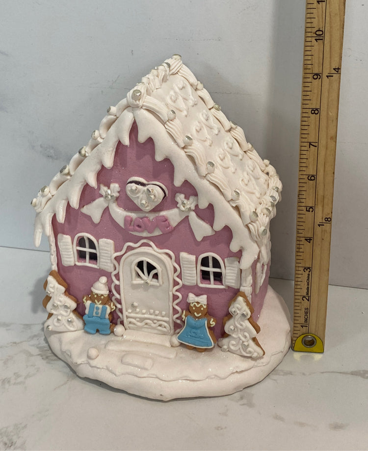 Lighted Gingerbread House