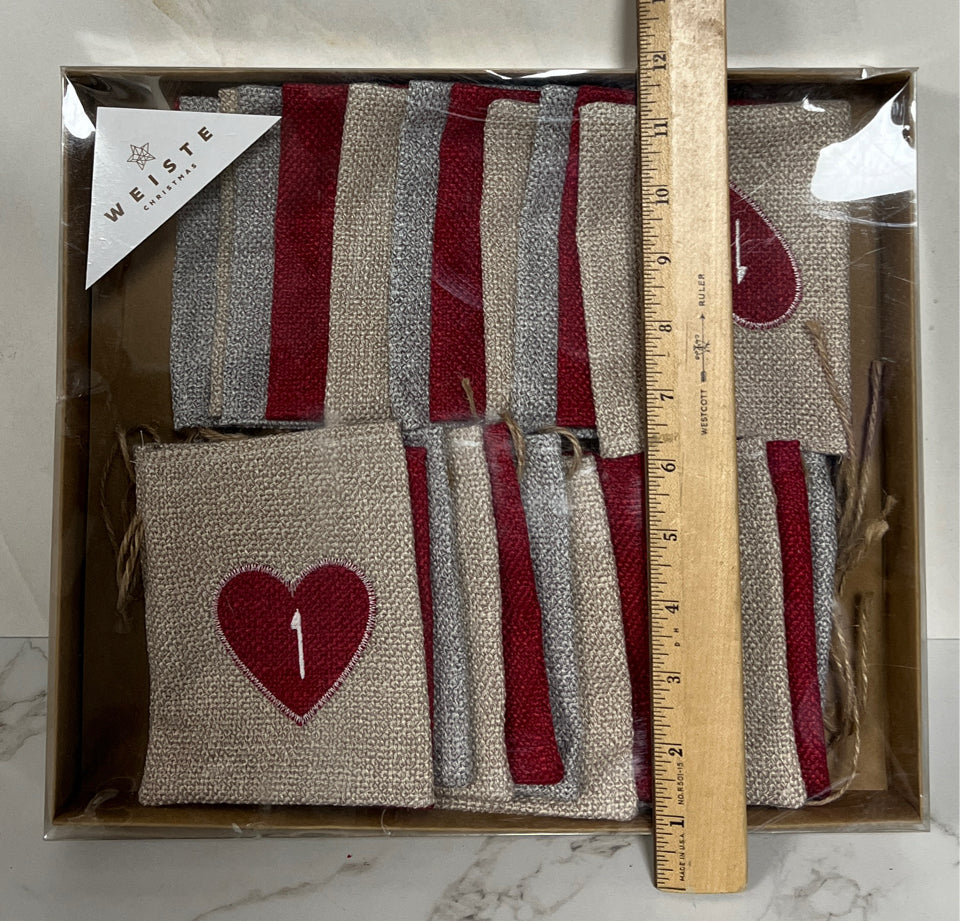 Fabric Garland Advent Calendar