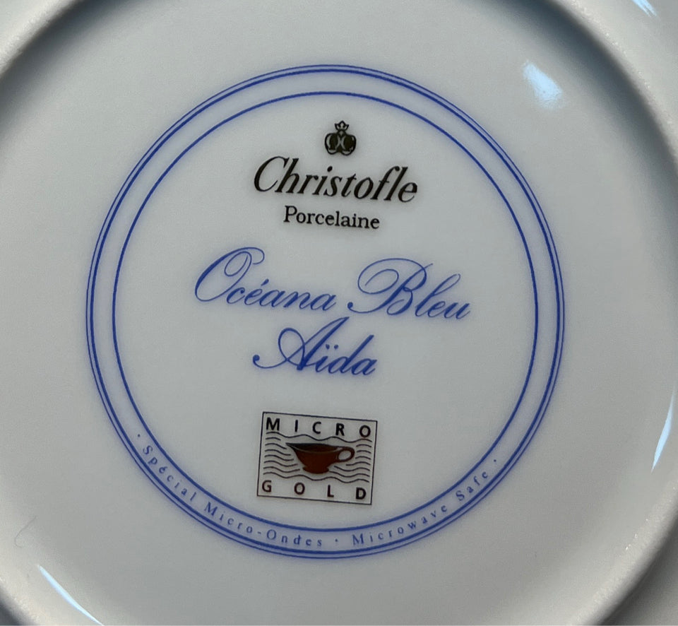 Christofle Oceana Bleu Aida Plate