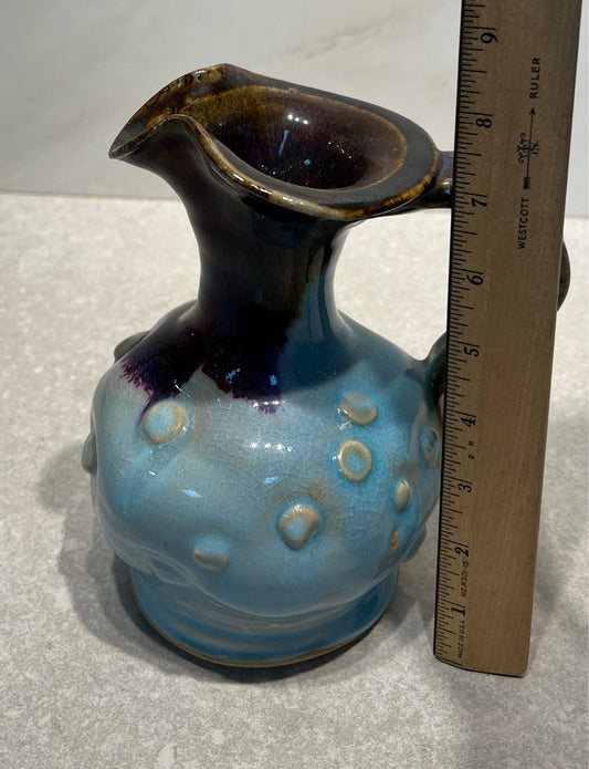 Signed Pottery Pitcher