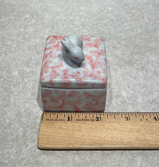 Covered Bunny Jar