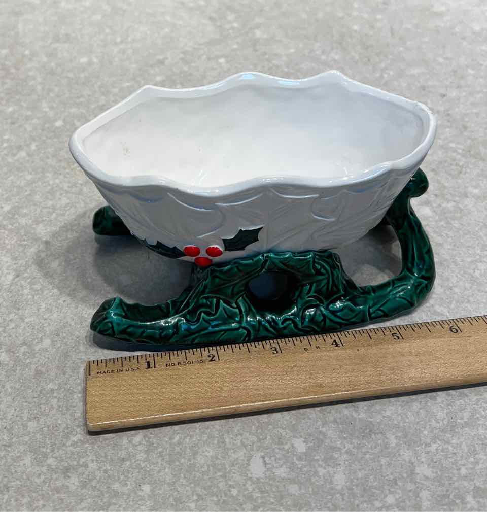Vintage Ceramic Sleigh