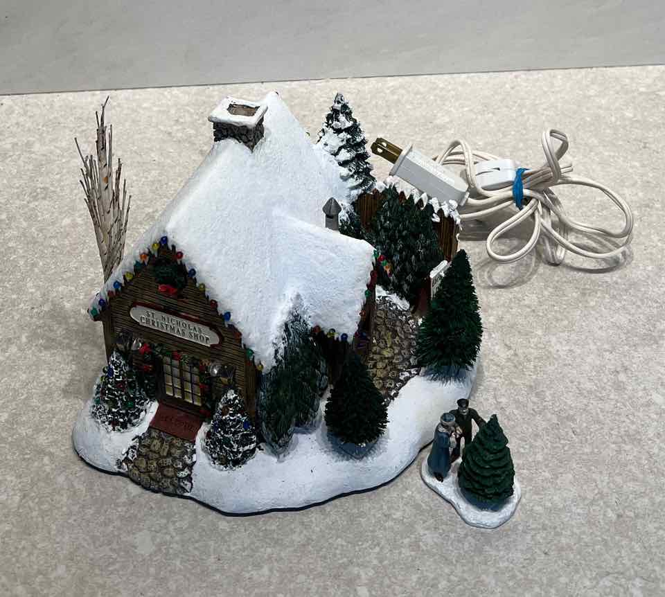 Thomas Kinkade St. Nicholas Christmas Shop