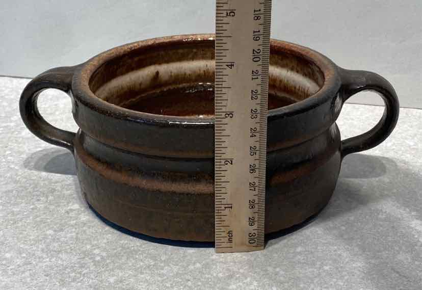 Handled Pottery Bowl
