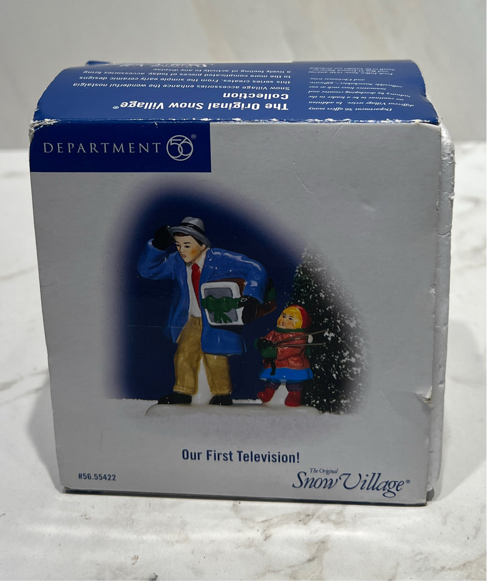 Dept. 56 Our First Television
