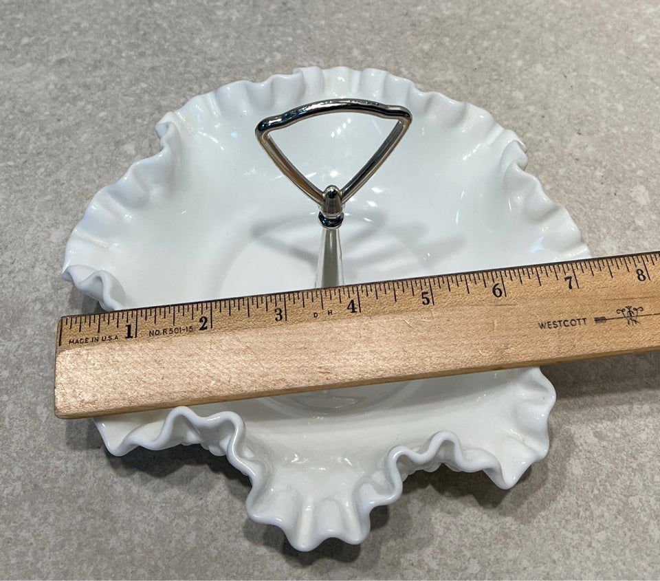 Fenton Handled Bowl