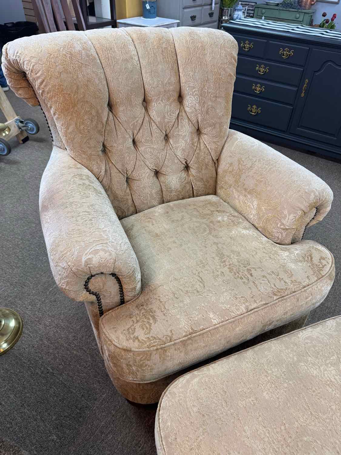 Flexsteel Chair And Ottoman