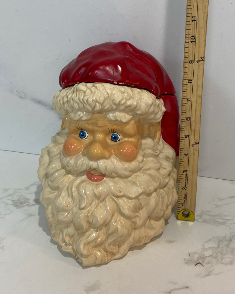 Santa Covered Jar