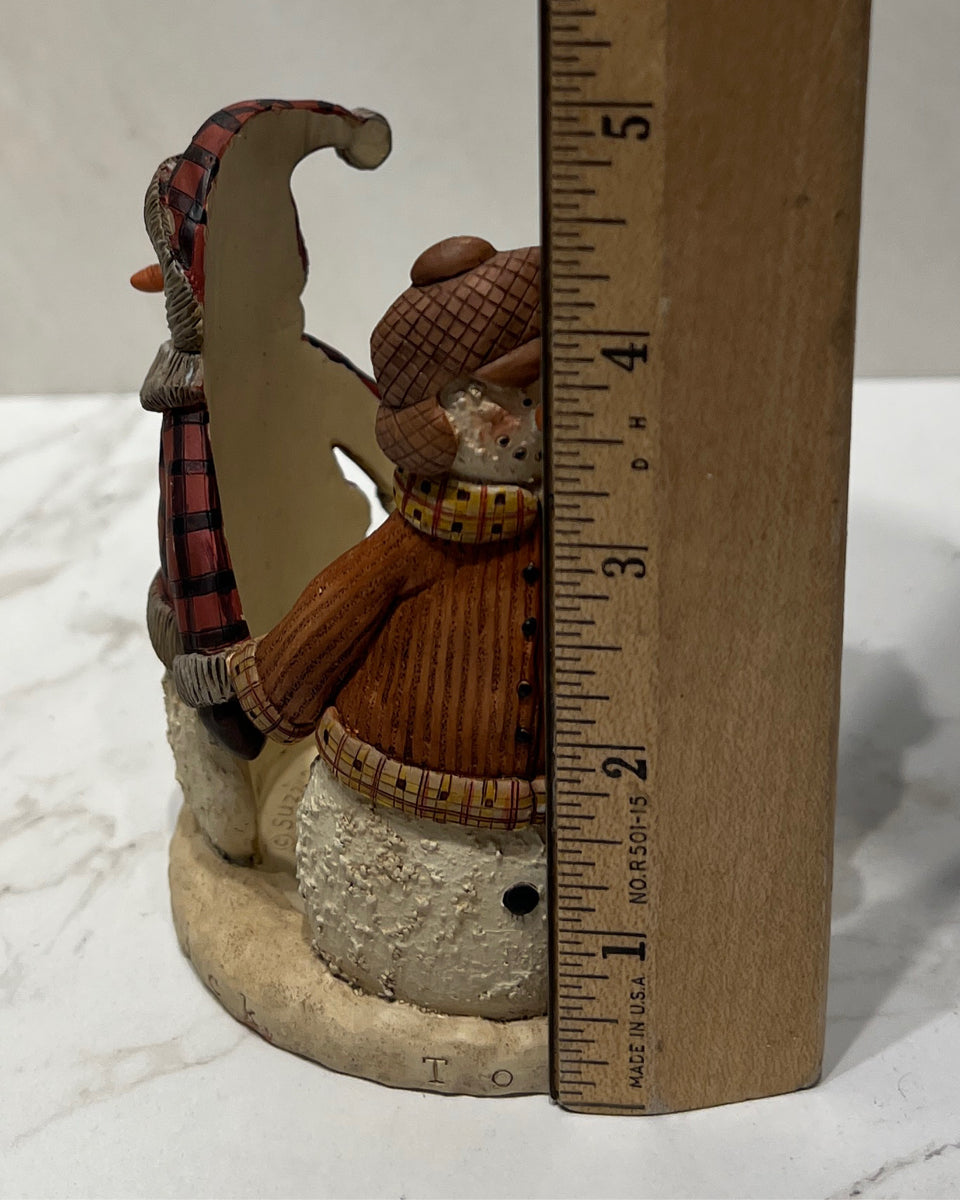 Snowman Candle Holder