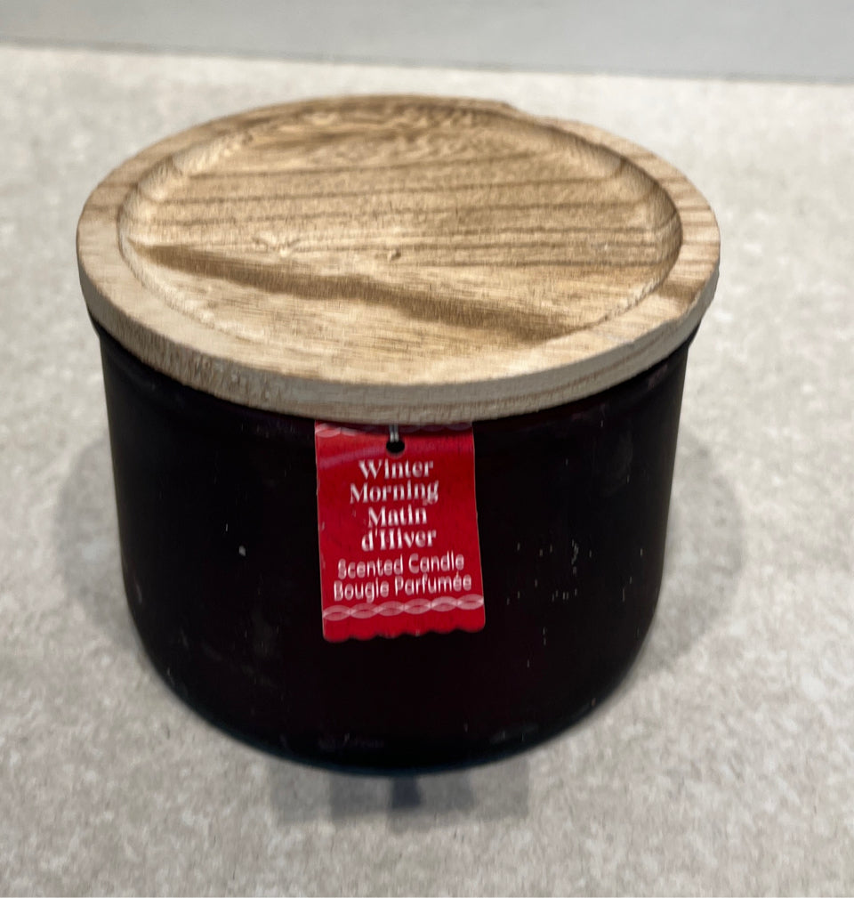 Winter Morning Candle
