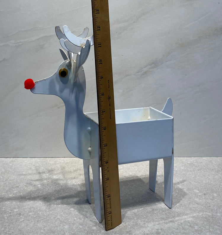 Metal Deer Planter