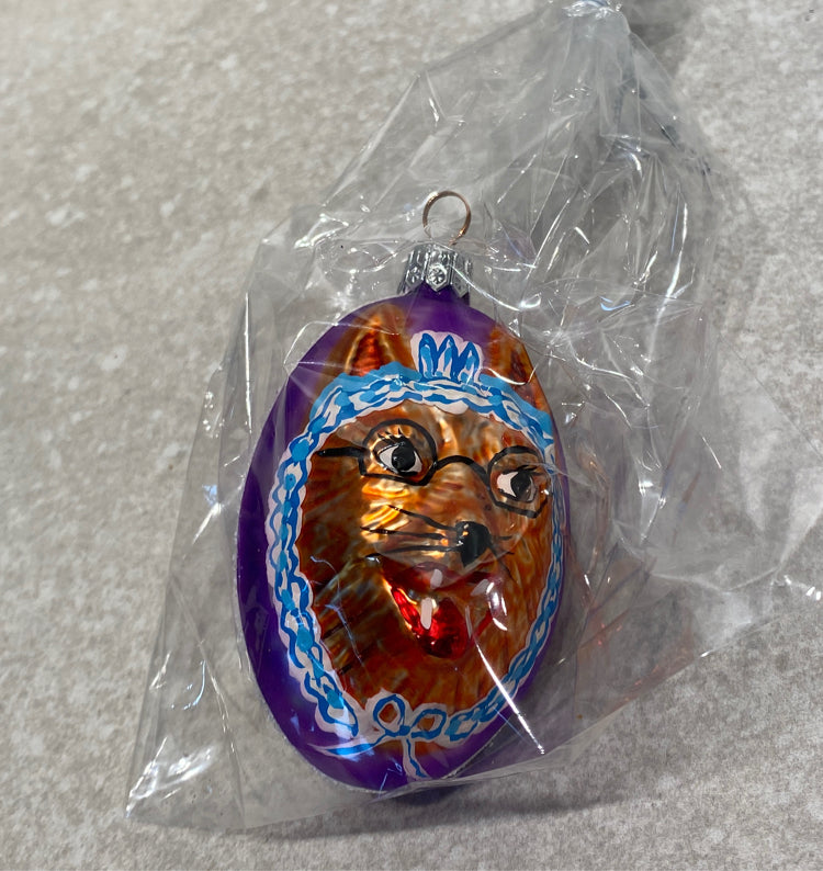 Christopher Radko Double Sided Wolf