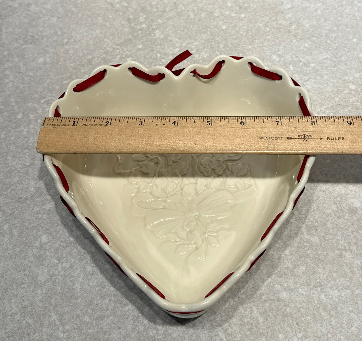 Longaberger Heart Bowl