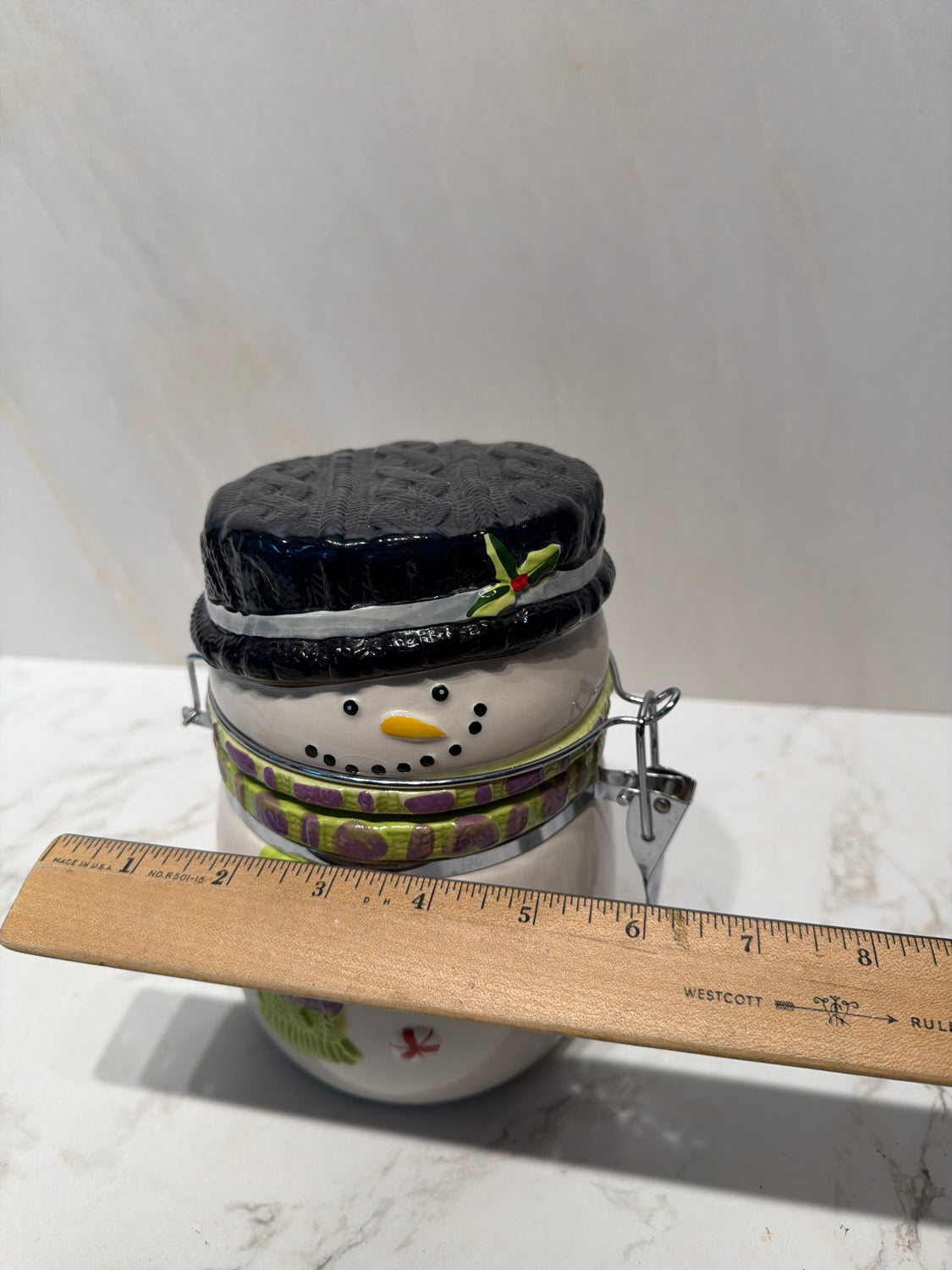Snowman Jar