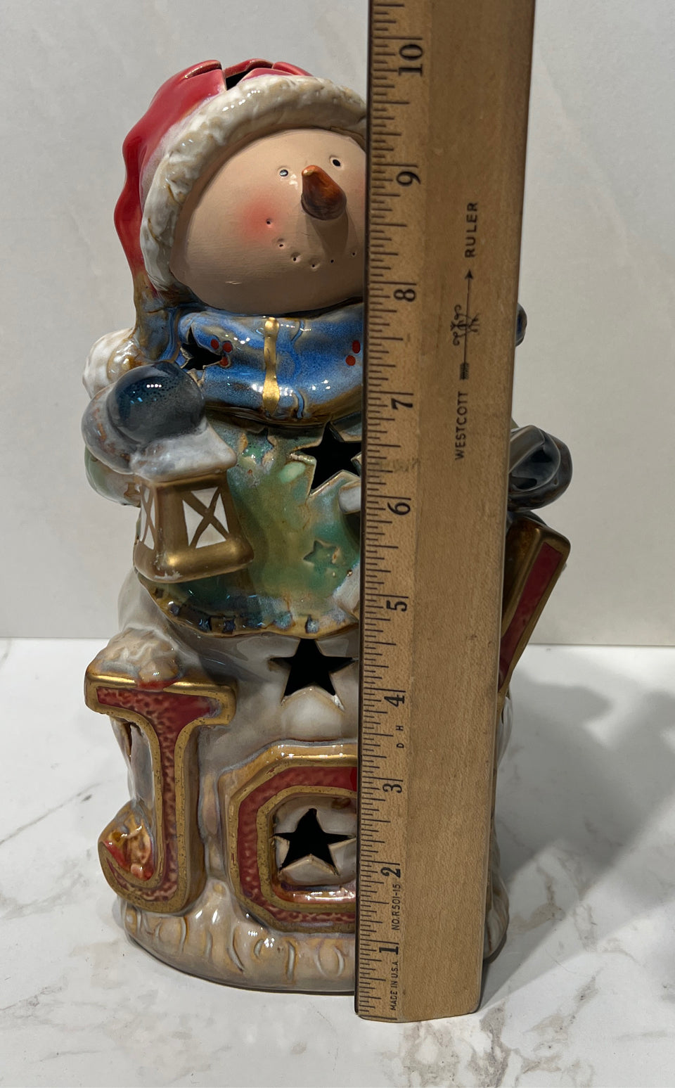 Joy Snowman Decor