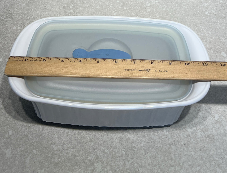 Covered Corning Ware