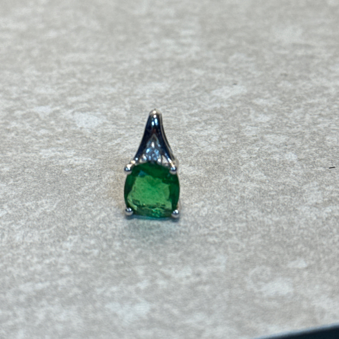 10K CZ Pendant