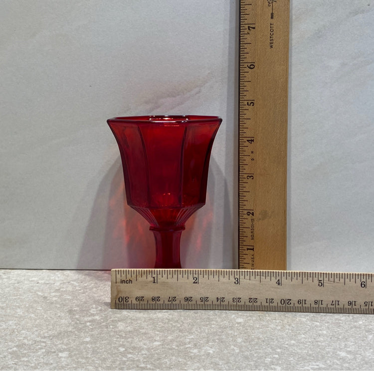 Set of 4 Red Independence Glasses