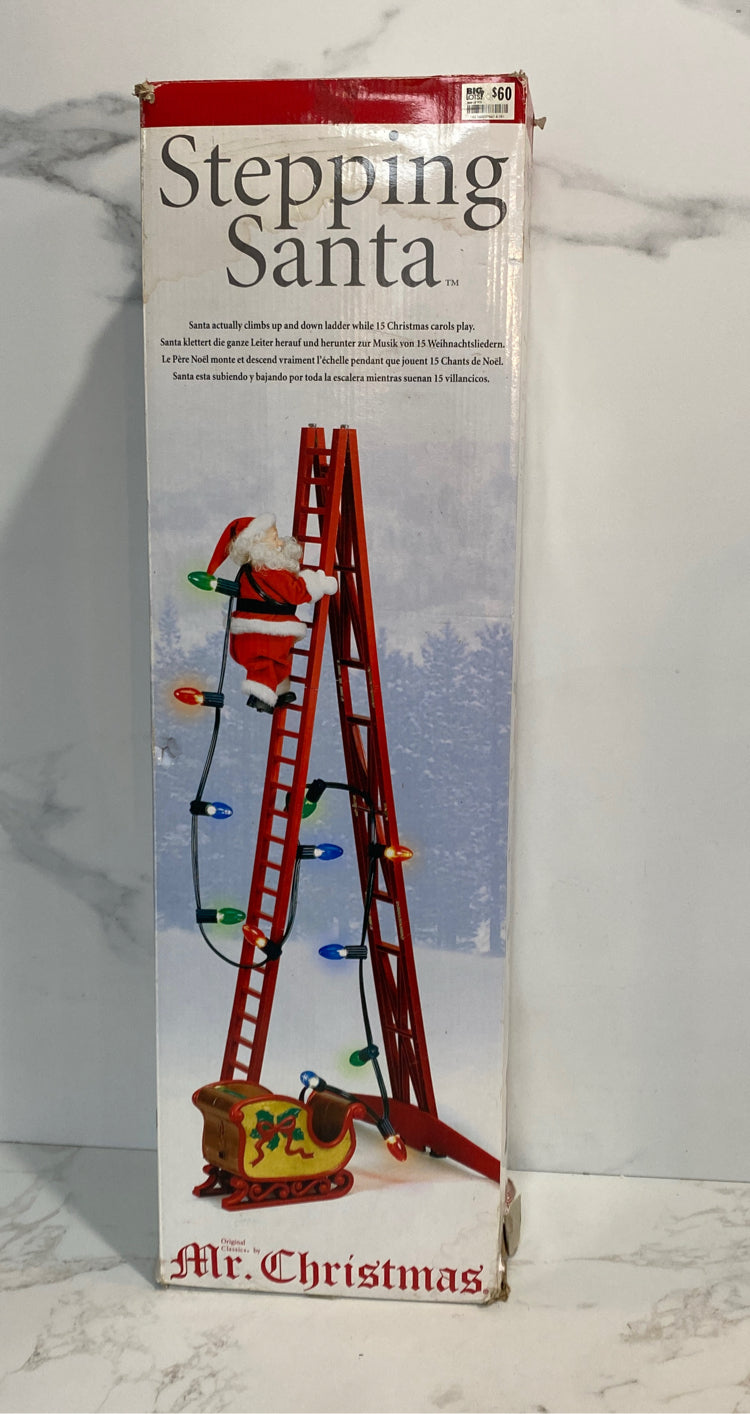 Mr. Christmas Stepping Santa