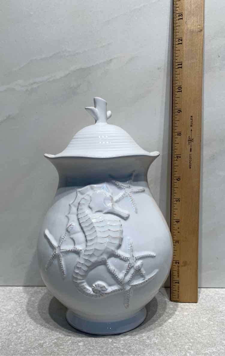 Blue Sky Covered Jar
