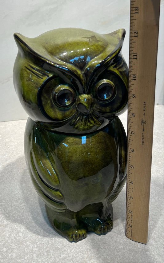 Covered Owl Covered Jar