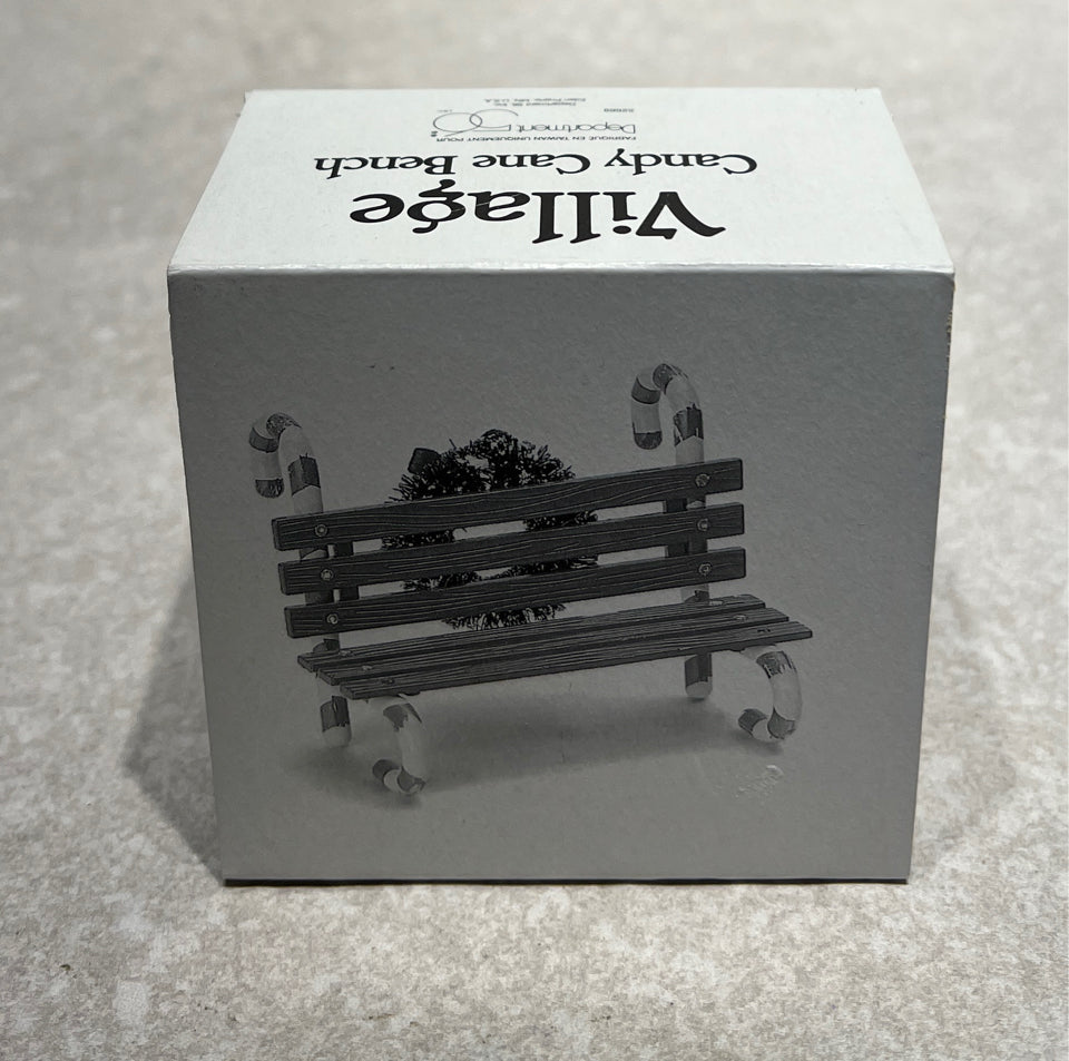 Dept. 56 Candy Cane Bench