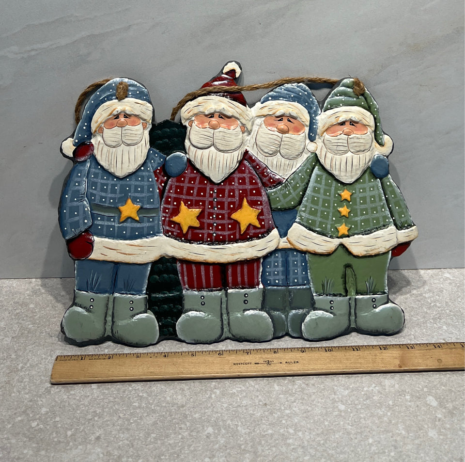 Santa Plaque