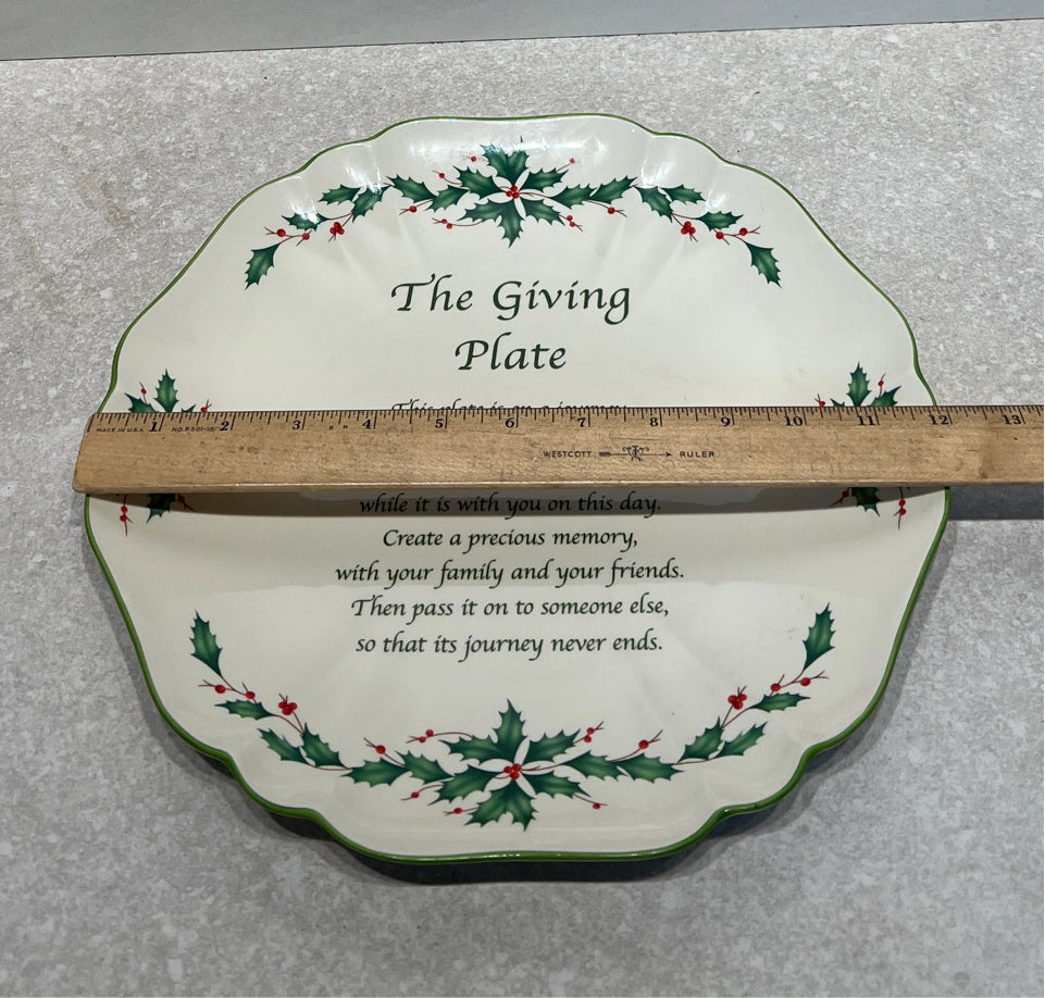 Lenox Giving Plate