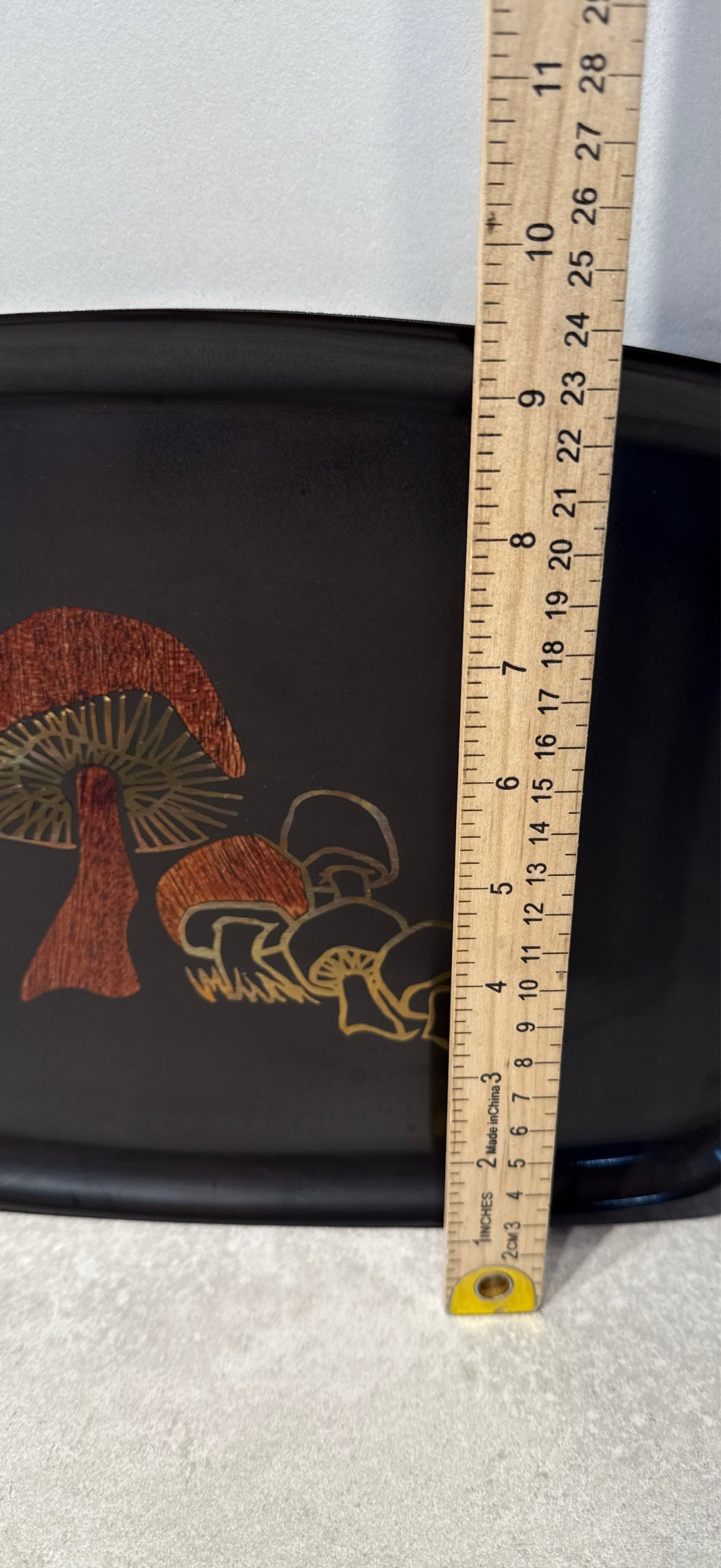 Couroc MCM Mushroom Tray