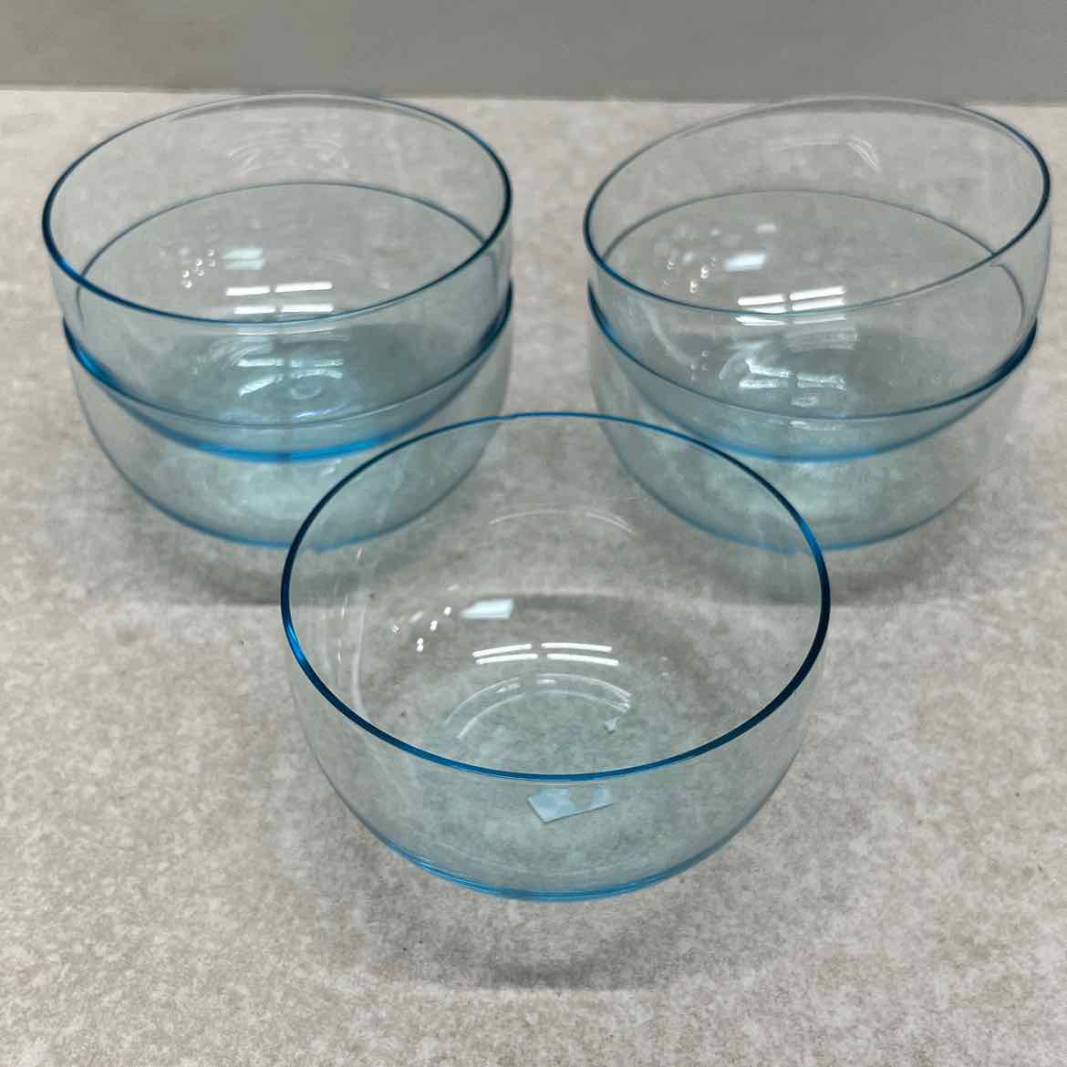 Set of 5 Blue Bowls
