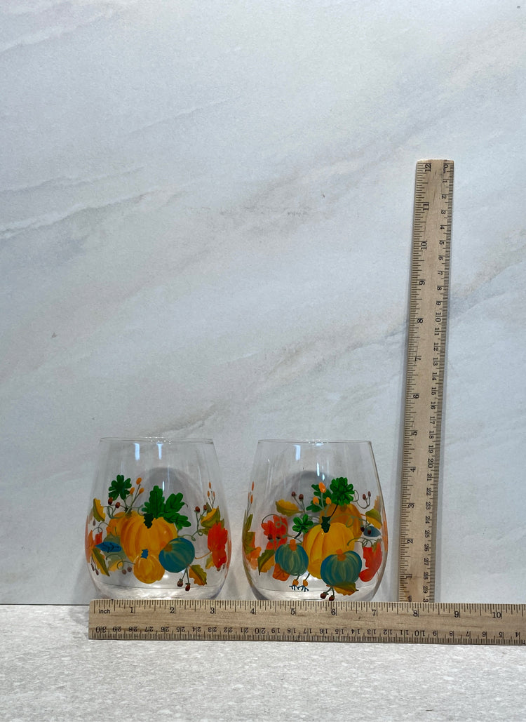 Pair of Leaf Glasses