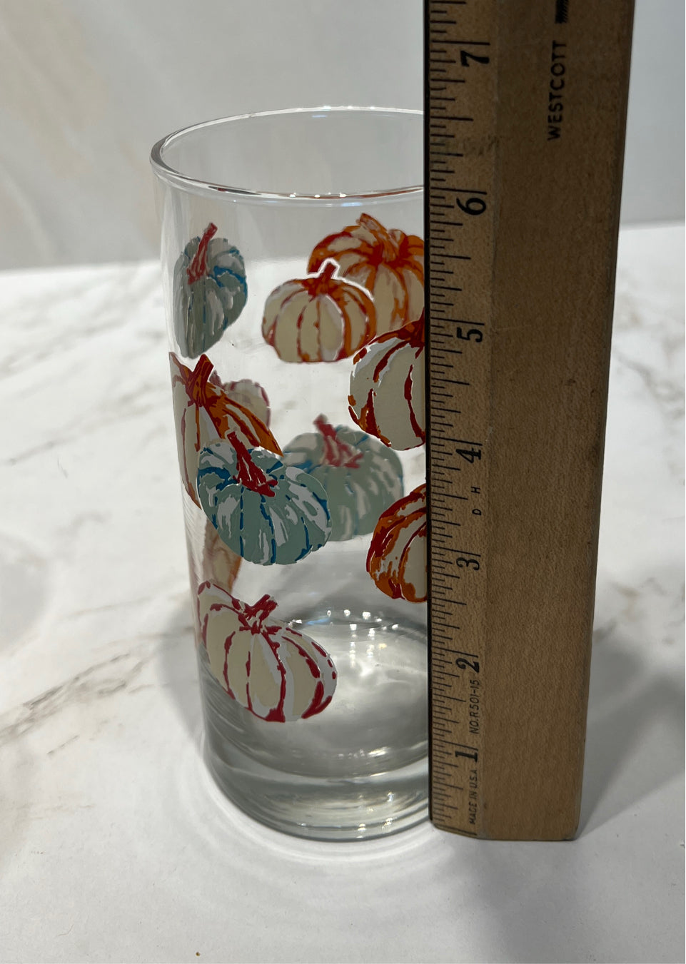 Set of 5 Pumpkin Glasses