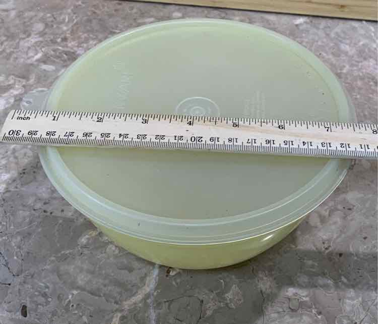 Covered Tupperware Bowl